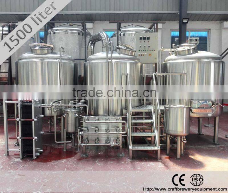 What does it cost to start a 1000 L steam heating method brewery cost