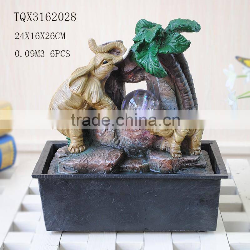 Handmade Polyresin Pet Drinking Water Fountains for Sale