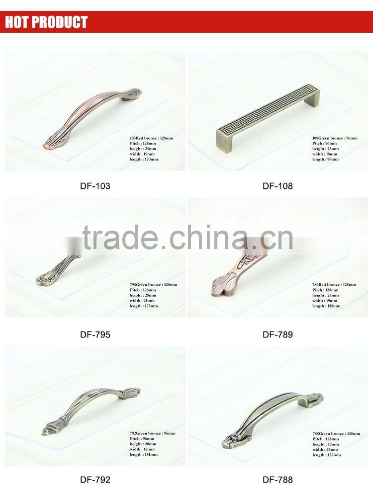 zinc alloy wardrobe door handles