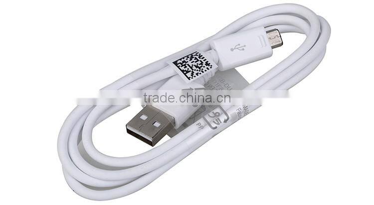 Popular ECB-DU4AWE white mobile phone usb date cable with 1.0m length for samsung