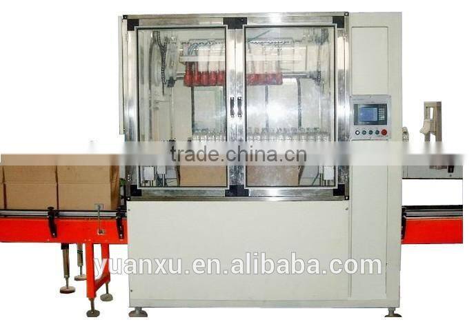 YK-ZX05 Vertical Drop Type Beverage Case Packer Full-automatically