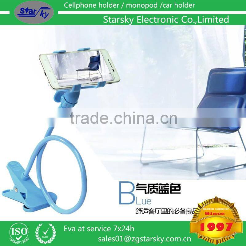 Mobile Phone long clip lazy phone holder gimbals lazy bedside bed bracket phone clip holder in Italy market