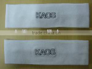 cotton stretch embroidery sports wristband,mens sports wristbands