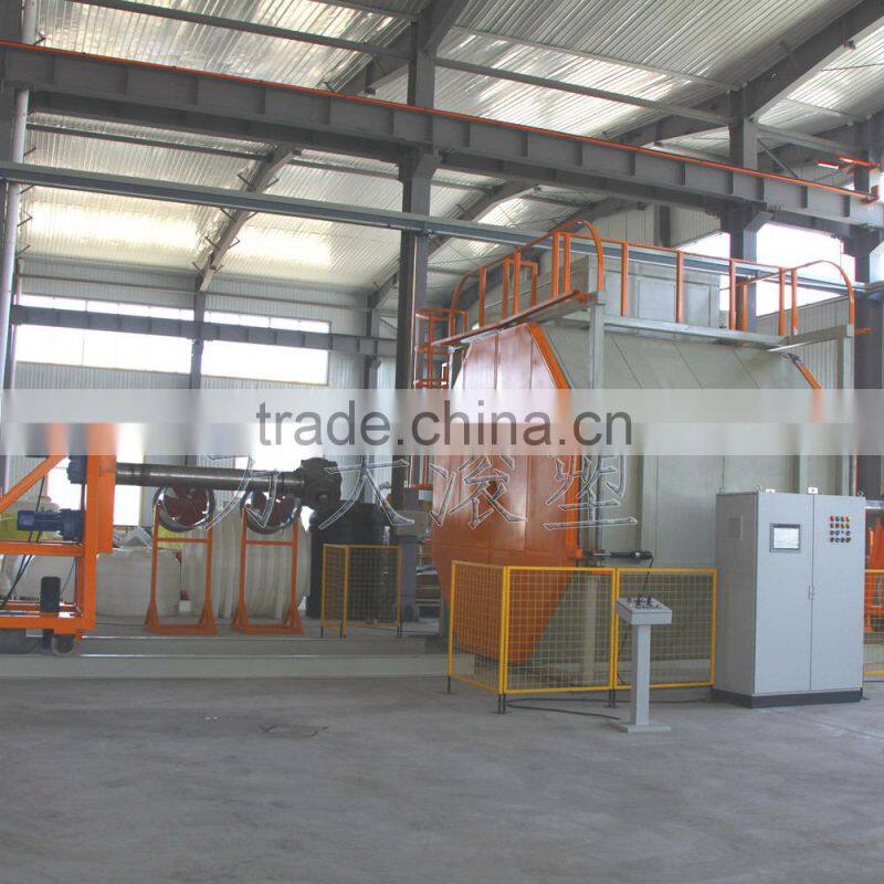 Automatic Shuttle Rotomolding Machine to produce plastic products