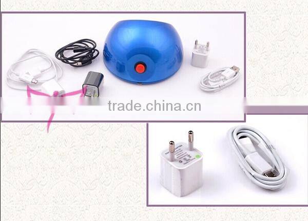 Hot pink uv led nail lamp 3W finger uv led gel lamp nail dryer