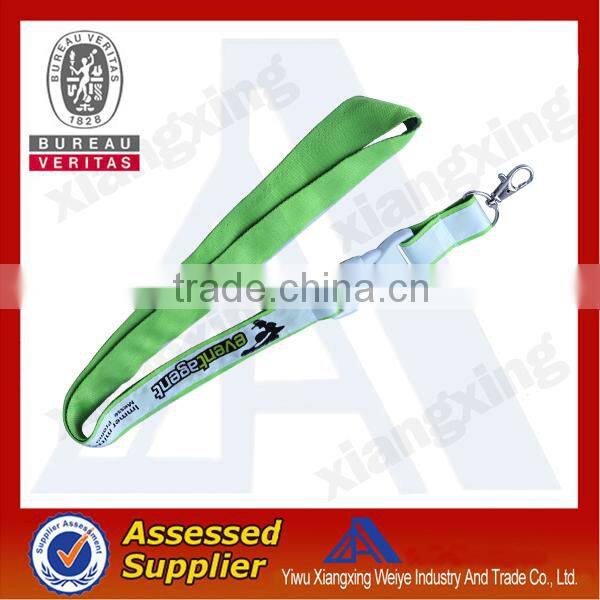 Free sample Polyester heavy elastic fishing lanyard Imprint your logo