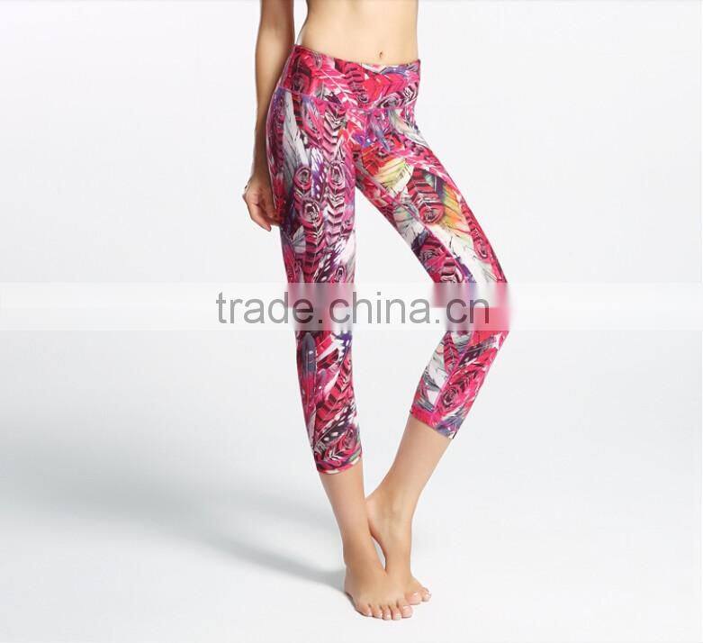 High Waist sublimation keep fit china factory indian girls wearing leggings