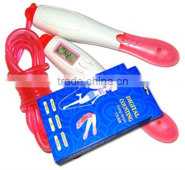 Digital Skipping Jump rope for step,calories to keep healthy with time function&LCD display