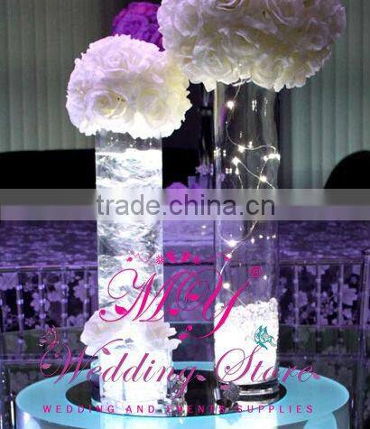 Wholesale Decoration Round Led Battery Operated Under Vase Light Base