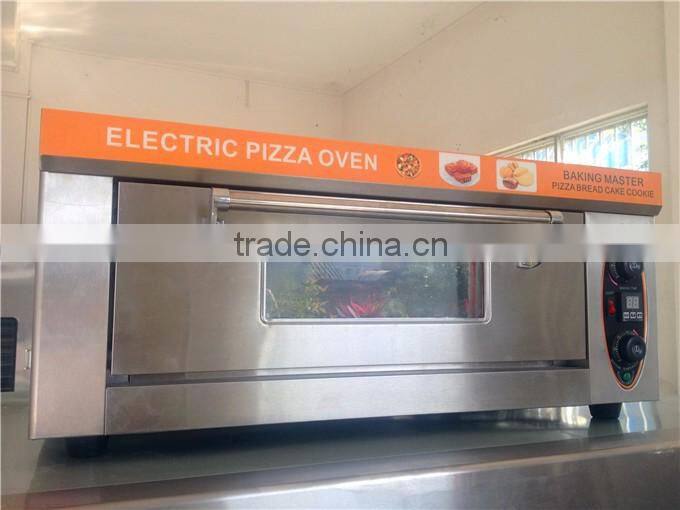 Pizza Oven 1 deck 1 tray Electric bakery Oven with stone for baking pizza bread cake pizza