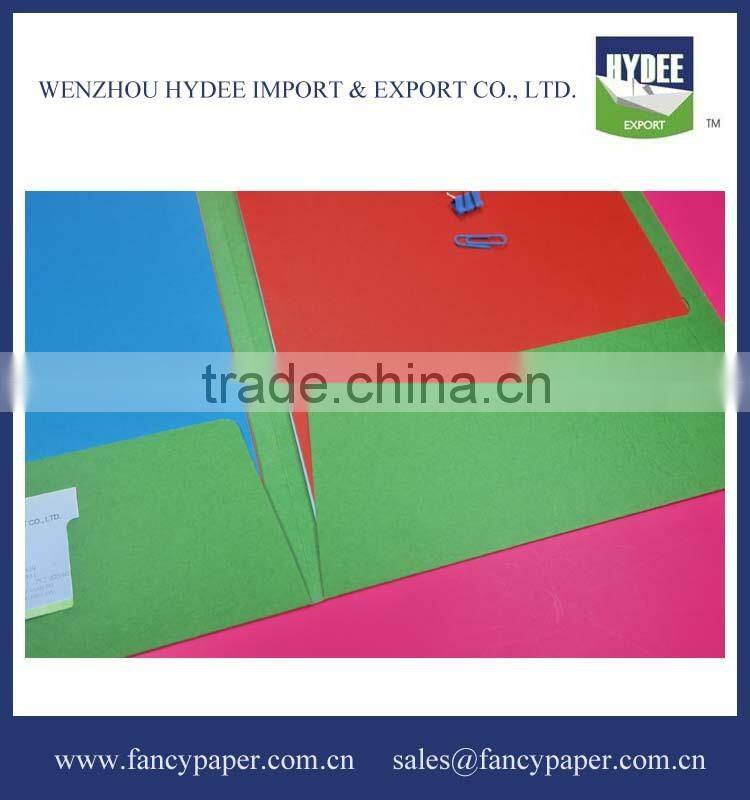 Colorful paper File Folder (Paper Folder, File Holder, Document Holder, Clip File, Suspension File, office/school File)