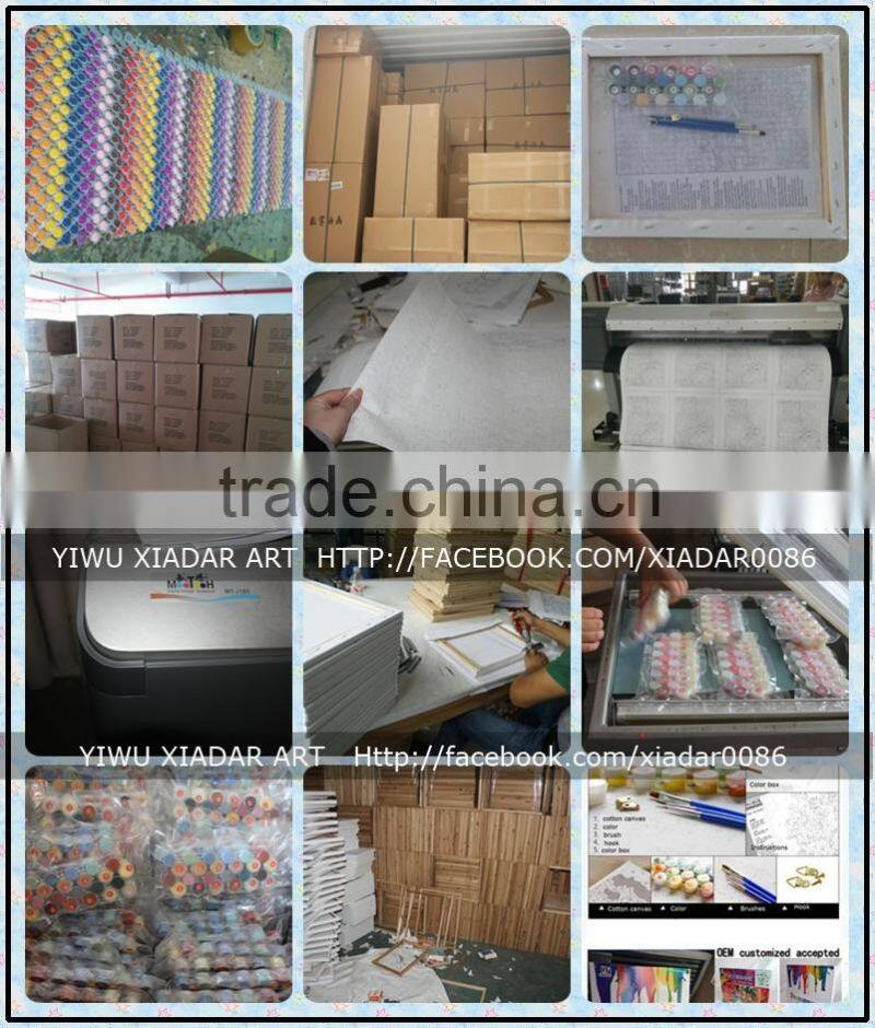 diy 038 DIY digital canvas abstract flower acrylic painting by number for bedroom