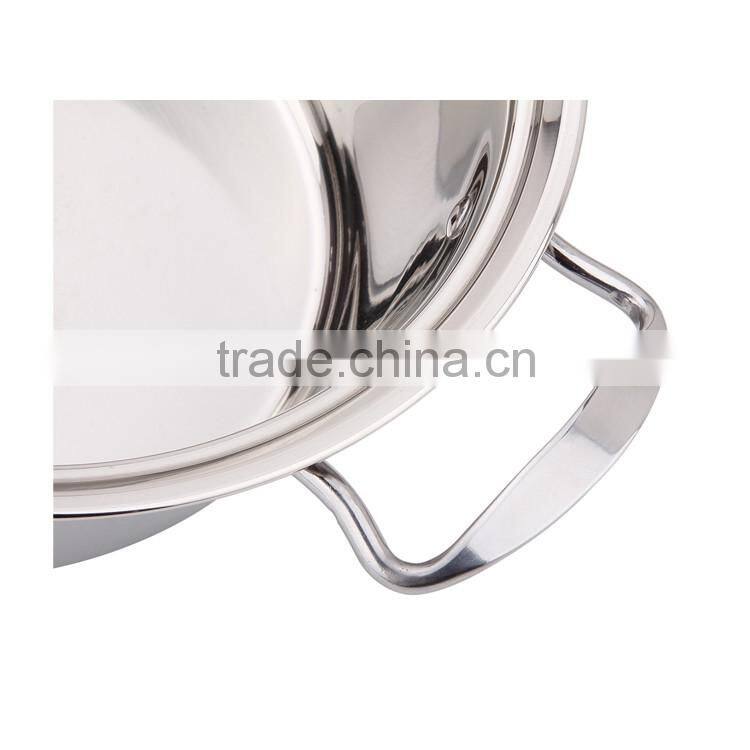 Stainless Steel High-qulity Double Handle Cooking Soup & Stock Pot