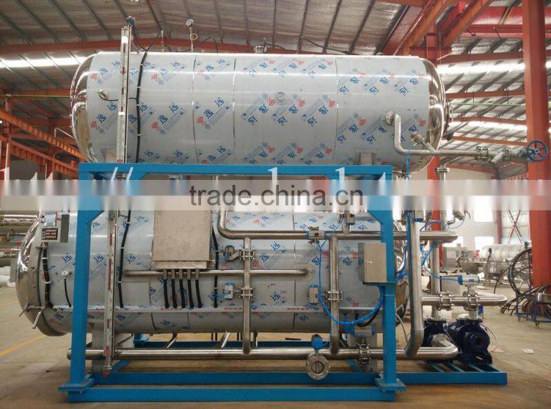 Double Layer Steam Hot Water Immersion Retort/Autoclave Sterilizer for Pouch