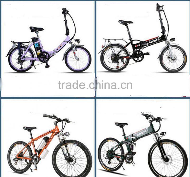 The new 48V lithium battery riding mini folding drive power battery electric bicycle