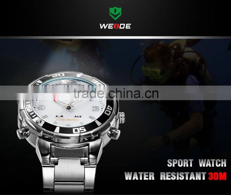 WEIDE Wrist Watch Water Proof Military Watches Men Luxury Brand Automatic