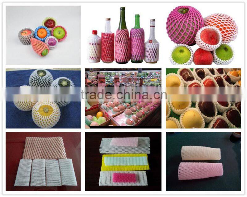 Best quality !!! Plastic foam fruit net and mat extrusion line