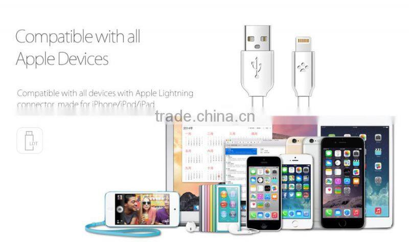 MFI approved 8pin to usb cable for iphone