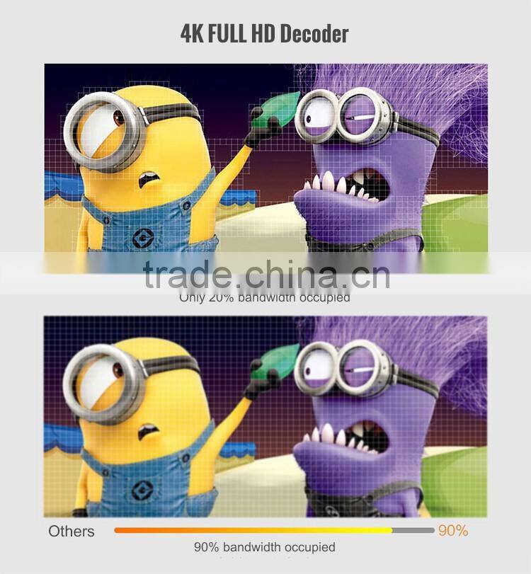 2016 Amlogic s905x A53 quad core 2g 8g Android 6.0 Marshmallow full hd 4k android tv box