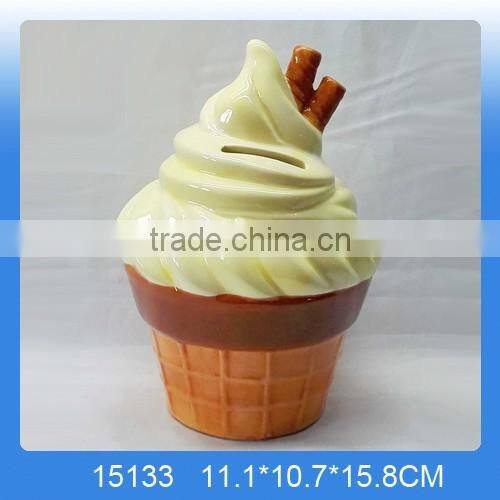 Wholesale simple ceramic cash box,ceramic piggy box,ceramic money box,ceramic coin box