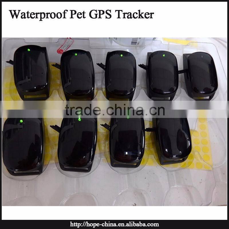 2016 hot New IP66 waterproof mini pet animal pet gps tracker/ mini pet gps tracking