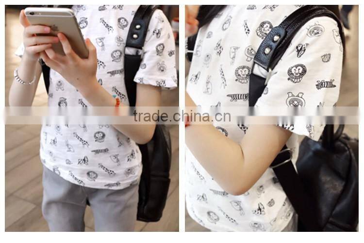 Wholesale Stylish Soft Breathable Round Neck Children T-shirt