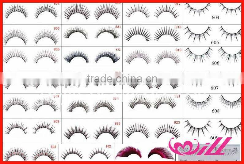 Fashion Pretty Most Professional False Eyelashes Black Eyelashes Manufacturer/OEM Acceptable