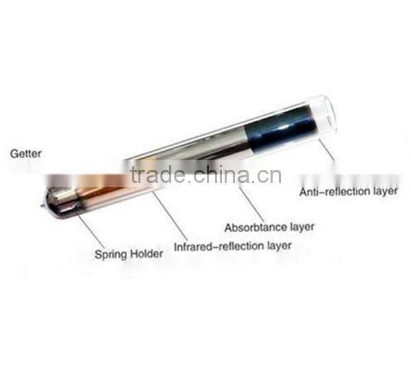 General all-glass vacuum tube-a of the solar water heater(Heat pipe/ purple gold tube)