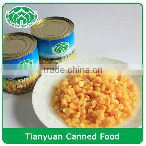 340g Canned sweet corn