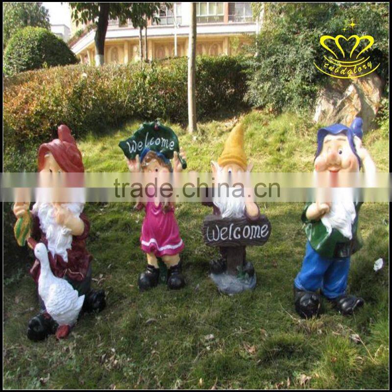 Outdoor cartoon character theme sculpture FRP resin park garden decoration