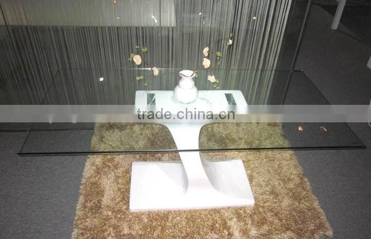 DT-4031 MDF and glass dining table