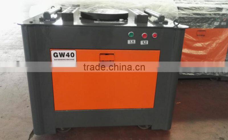Construction reinforcing steel bar bending machine