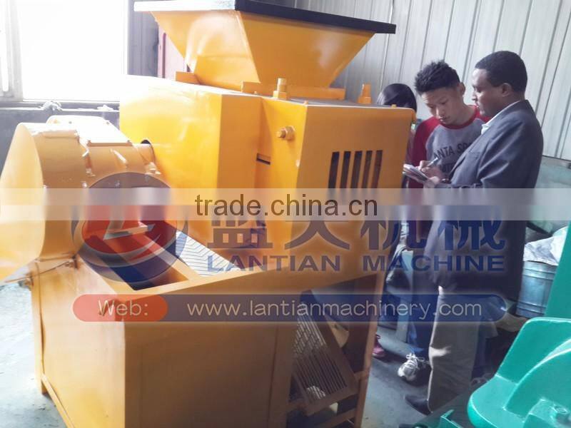 Lantian Brand high quality bbq briquetting machine roller press coal charcoal briquette machine
