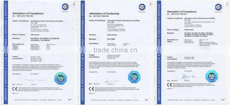 kitchen water heater air to water heat pump r407c air source heat exchanger with fan for hot water room heating cooling