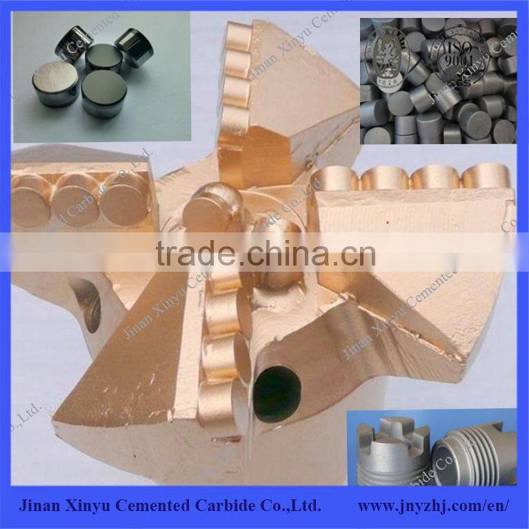 1608 PDC Substrate Bottom Tungsten Carbide Round Flat Tips