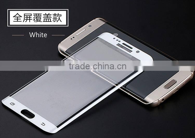3D 9H Full Cover Tempered Glass Screen Protector for Samsung Galaxy S6 Edge Plus
