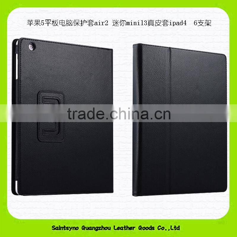 15040 Smart Cover Partner Transparent Back+Magnetic Leather Case for iPad mini Smart Cover Sleep On/Off for Apple iPad mini 3