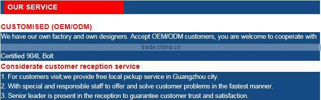 Good quality best price 904L stainless steel bolt best price