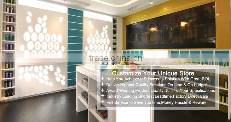 New century popular acrylic glass perfume display cabinet