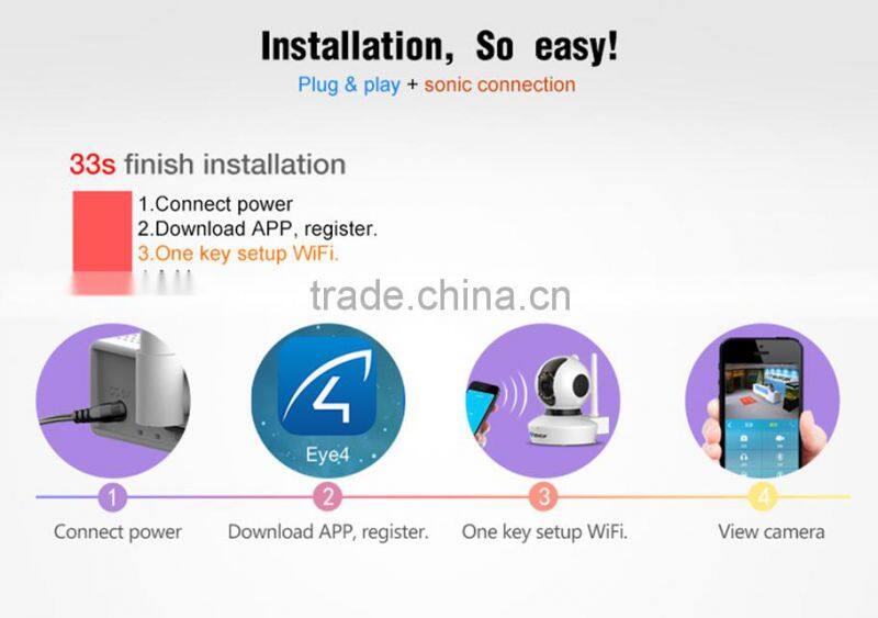 Hotsale VStarcam 2.0MP Pan tilt IP CCTV night vision 128GB TF card support full hd cctv camera