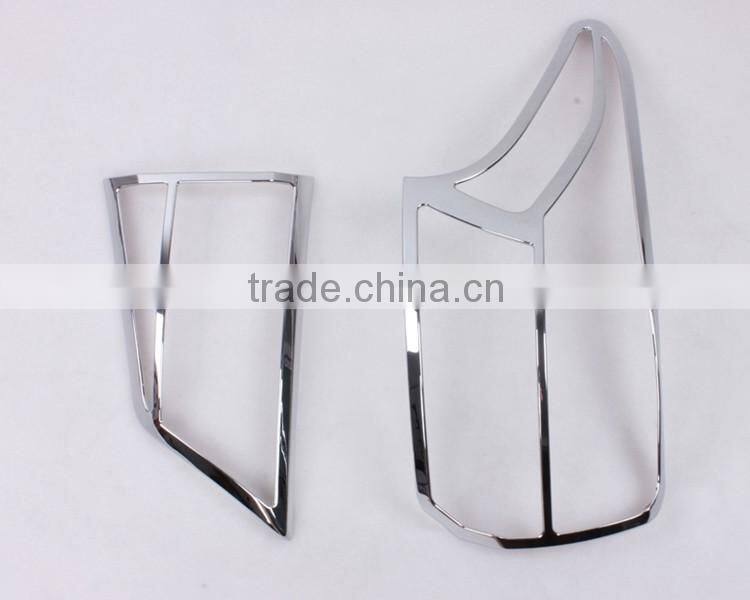 Tail Light Lamp Cover 4 Pcs ABS Chrome For Outlander 2013-2016 Accessories