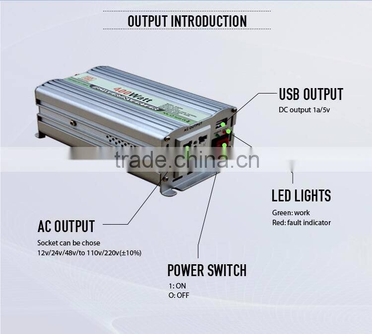 solar inverter 400w/12v dc ac power inverter, solar panel inverter price
