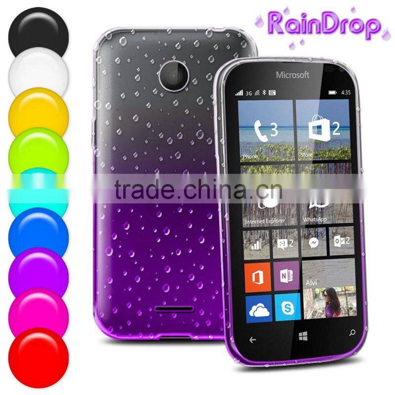 bulk buy from china Gradient TPU Back Case Cover Skin for Microsoft Nokia Lumia 435 3d ultra raindrop cases china suppliers
