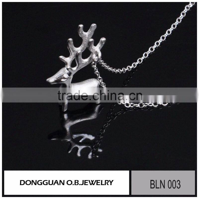 2016 The newest necklace for girls/Fashionable silver pendant necklace