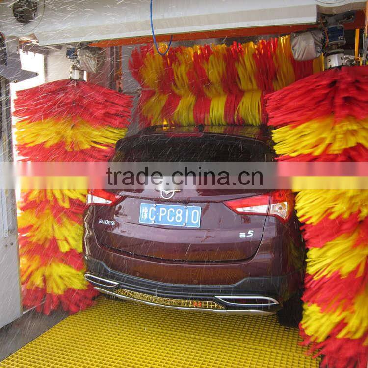 automatic car wash machine with 7 brushes equipment system