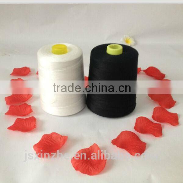 Ring Spun Technics 100% Polyester Material Colorful Sewing Thread