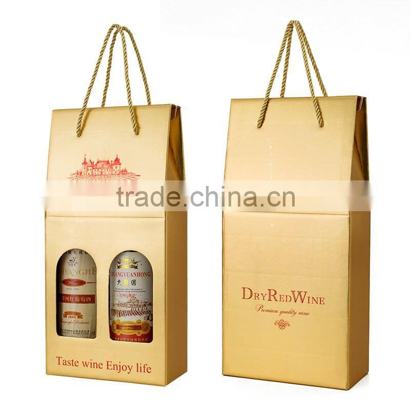 Colorful different types wine paper bag custom design gift paper bag