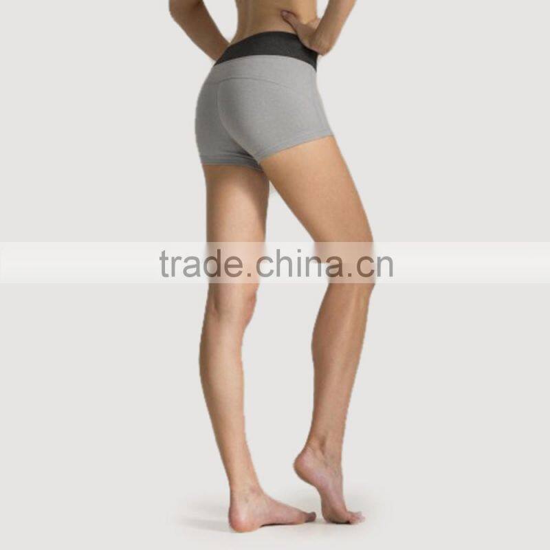 Nylon And Spandex Fitness Yoga Wear Ladies Sexy Gym Sports Shorts