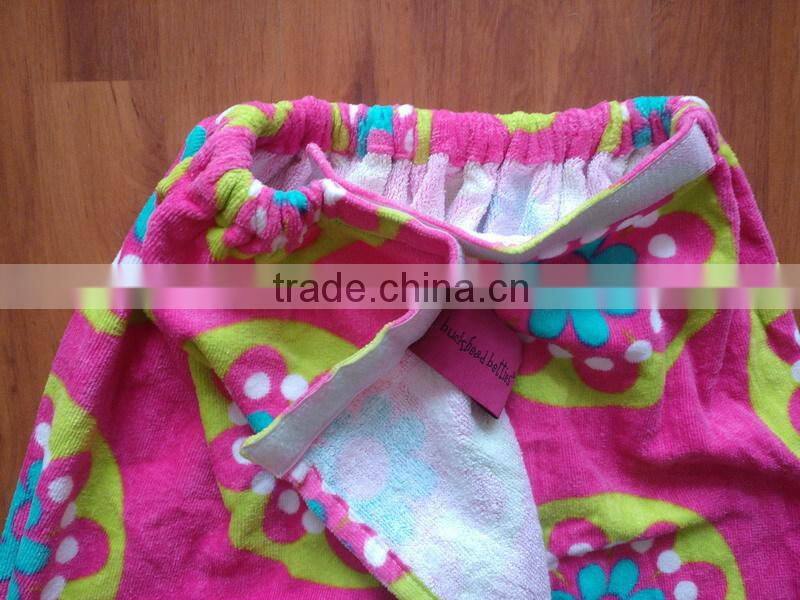 100% Cotton Custom Reactive Printed Unique Sexy Bath Wrap Towels