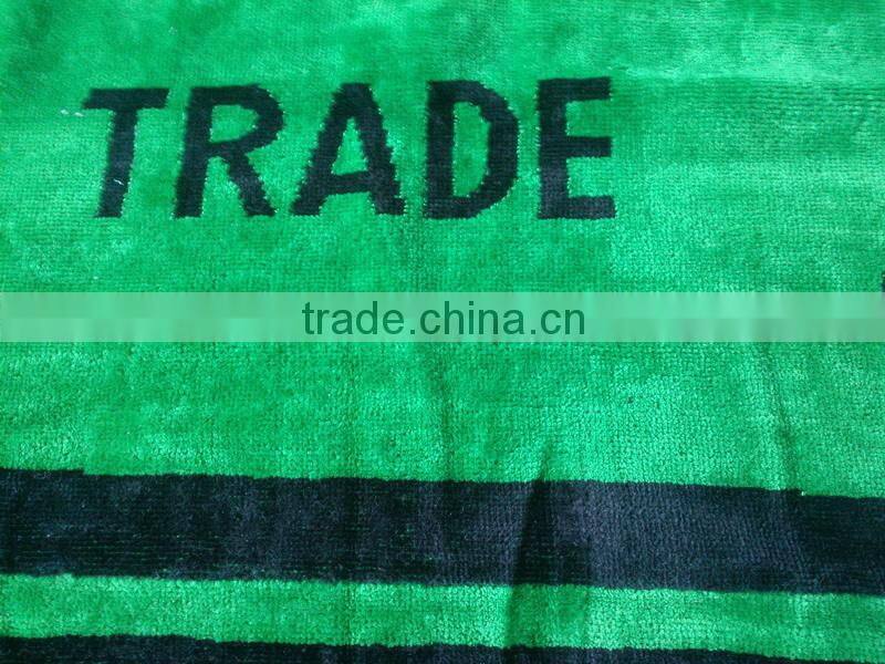 100 Cotton Woven Jacquard Plush Oversized Beach Towel